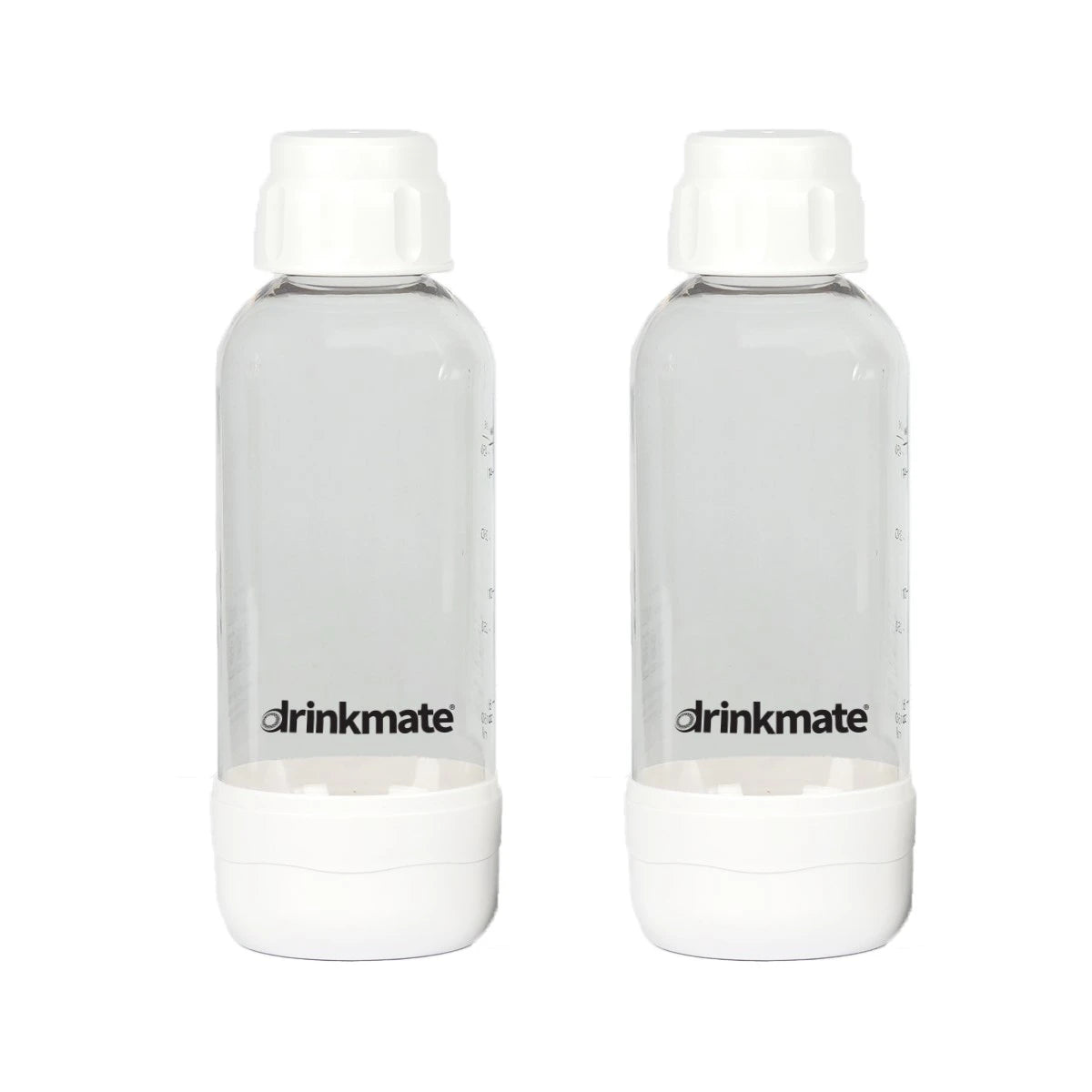 DrinkMate PET Bottles 1L Arctic Blue, RED, White or Black Twin Pack (2)